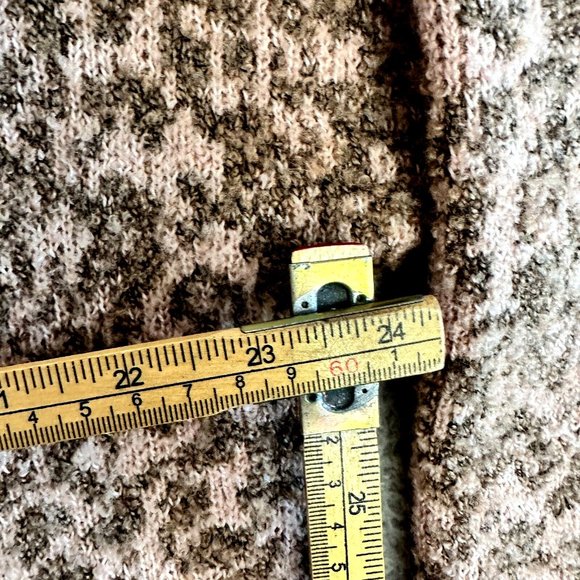 Madewell Sweater in Leopard Womens XL Shrunken Pullover Pink Animal Print - Picture 6 of 16